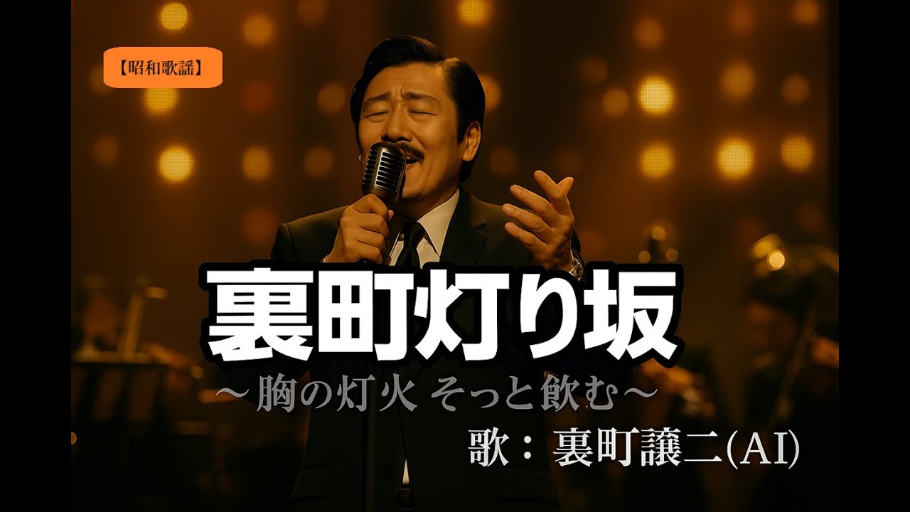 【昭和歌謡】裏町灯り坂