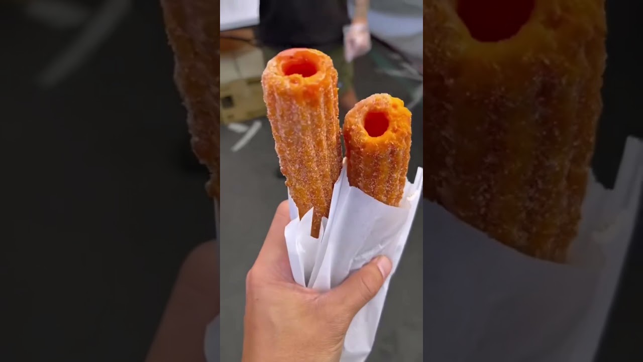 Churros with filling inside , tasty!