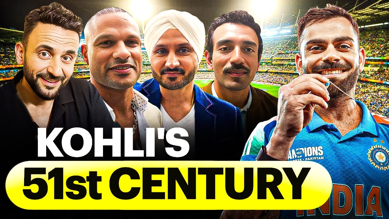 India vs Pakistan  -  Virat's Century, Post Match Analysis, & Fun with Shikhar, Bhajji and Robin