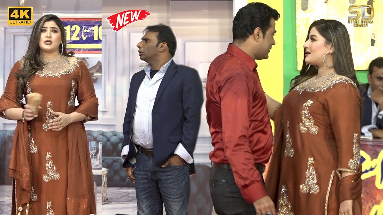 Heer Jutt and Azeem Vicky | Razi Khan | New Pakistani Stage Drama 2024 | Punjabi Stage Drama 2024