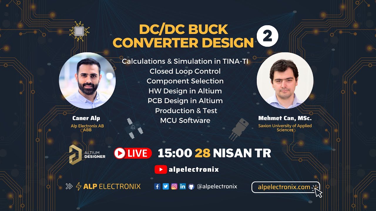 DC-DC Buck Converter Design | Closed Loop Control w/ Mehmet Can - 2