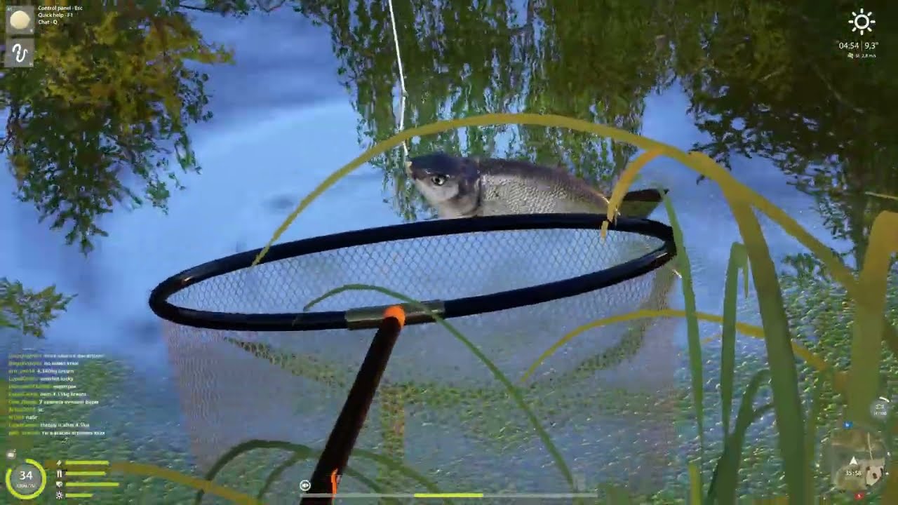 Old Burg LOG #426 Bream Eel Stil atcive spot | rf4 spot Russian Fishing 4