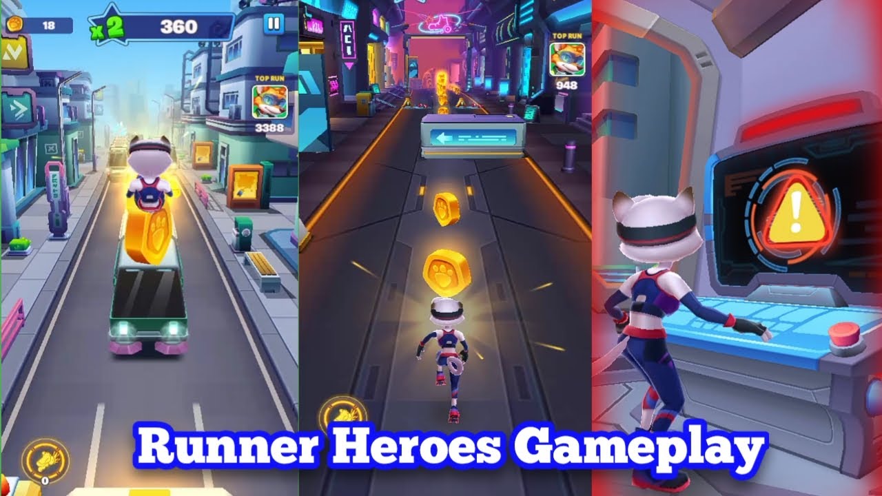 Runner Heroes All Level Gameplay Android and ios Game