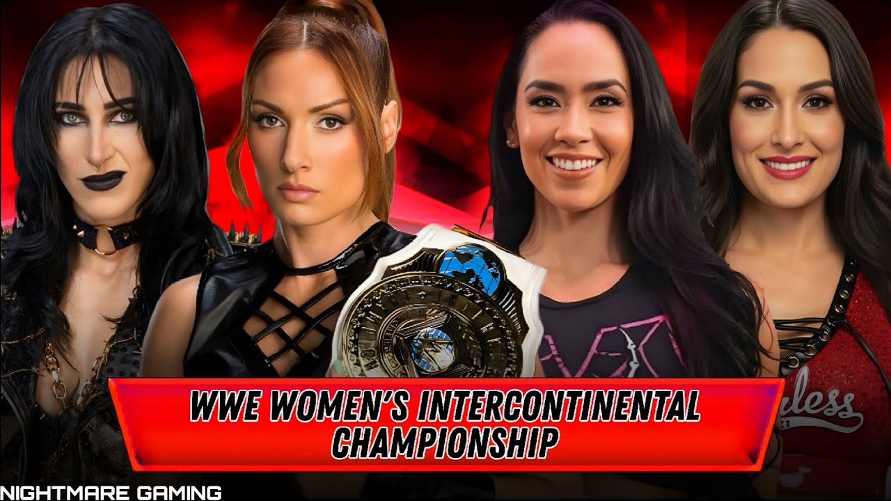 WWE 2K25 | Becky Lynch VS AJ Lee VS Nikki Bella VS Rhea Ripley - Fatal 4 Way Elimination Match
