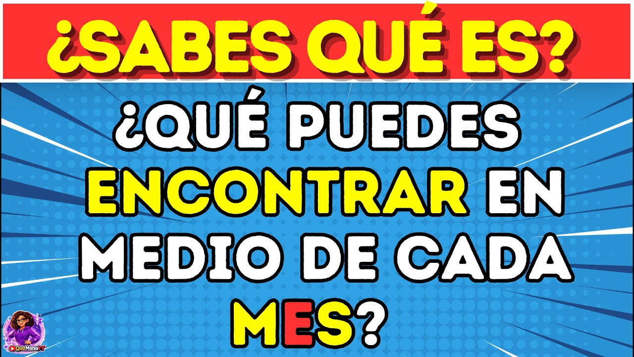 QUIZMANIAYT 🎯Trivia: Lógica Mental/IQ/Acertijos 🧠🤯🤓