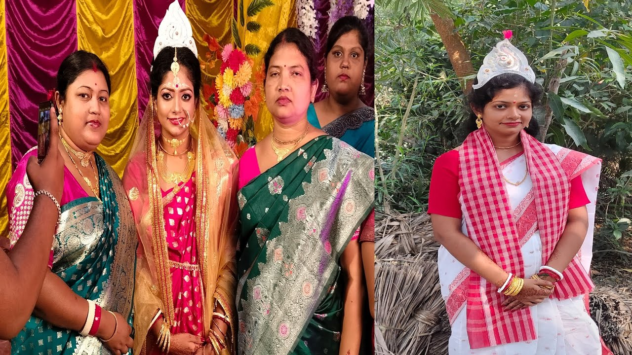বিয়ে বাড়িতে গিয়ে মালা বদল এতে খুব আনন্দ করলাম