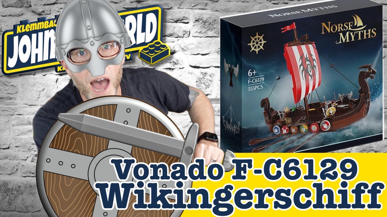 Vonado Wikinger Drachenboot  - Klemmbaustein-Pl&uuml;ndertour? F-C6129