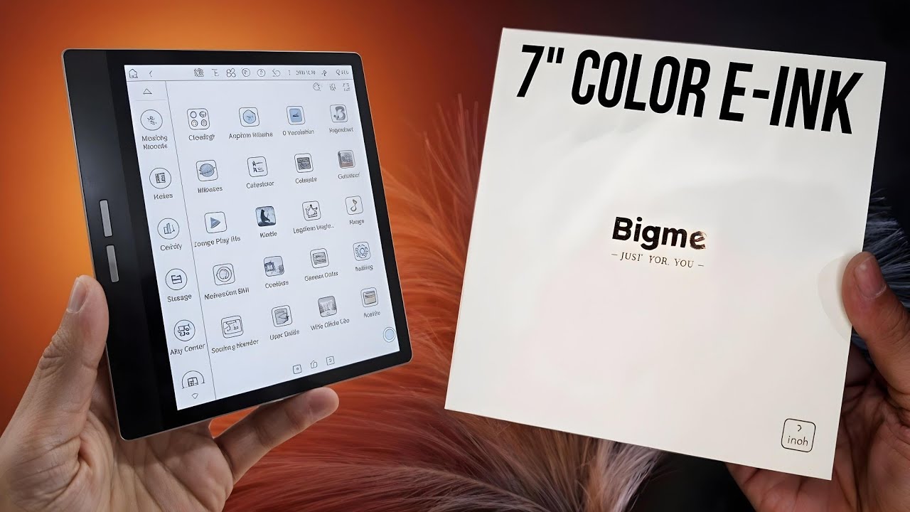 Электронная книга Bigme B751C с цветным экраном 7 дюймов | Распаковка и обзор