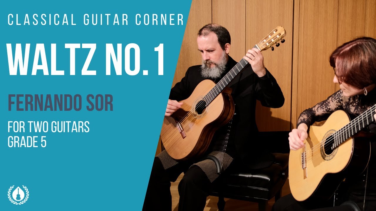 Waltz No.1 Op.44b by Fernando Sor for Two Guitars