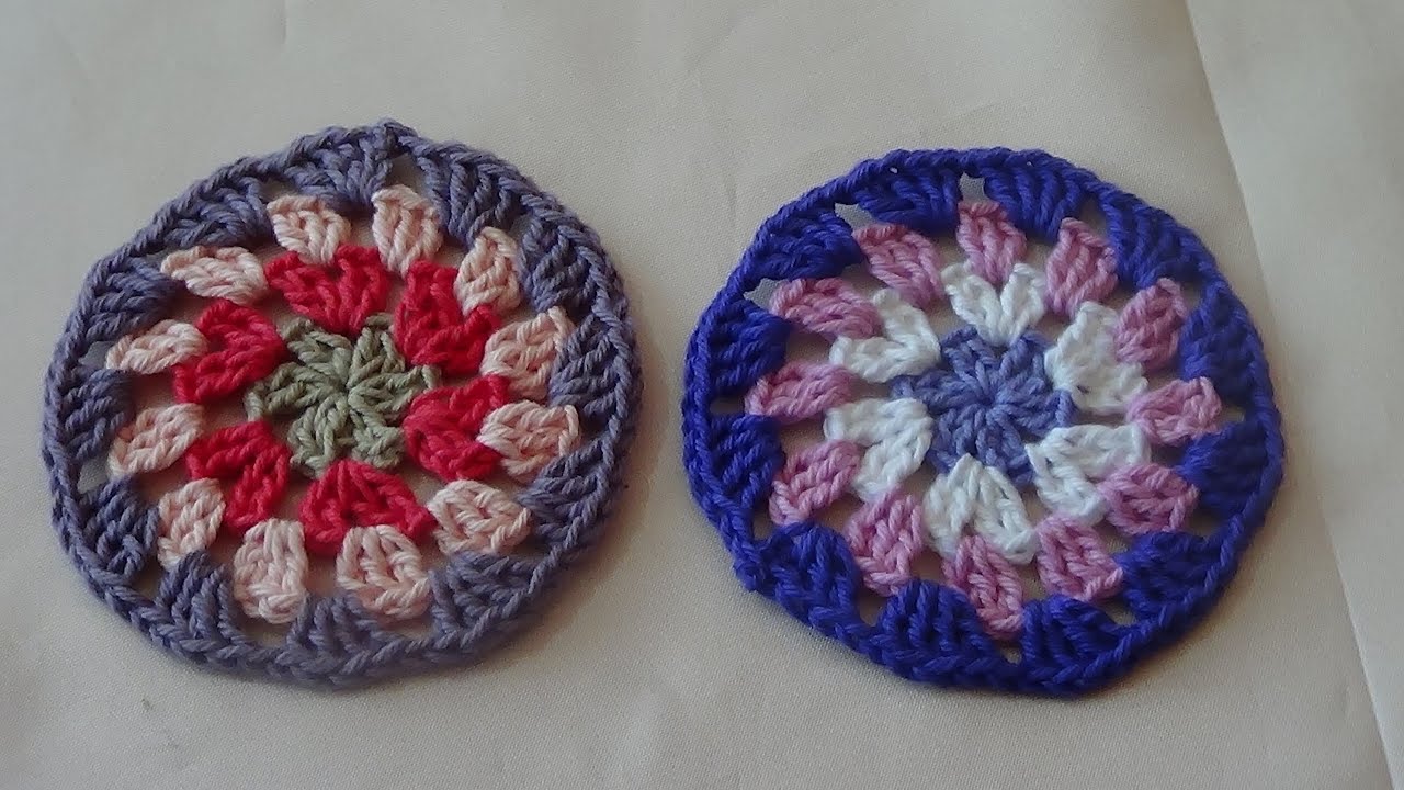 Crochet: Círculo estilo granny (granny-style circle)
