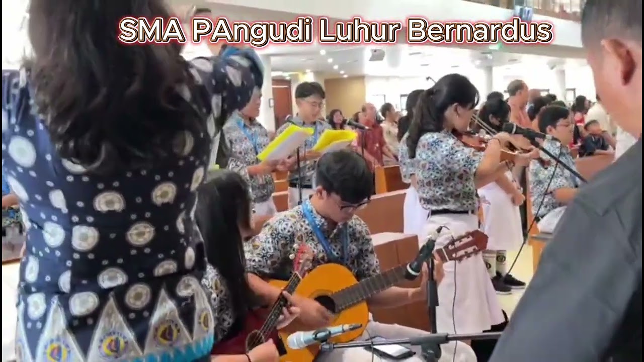 Niatan Bhakti dan Taburkanlah(Keroncong). SMA Pangudi Luhur Bernardus .