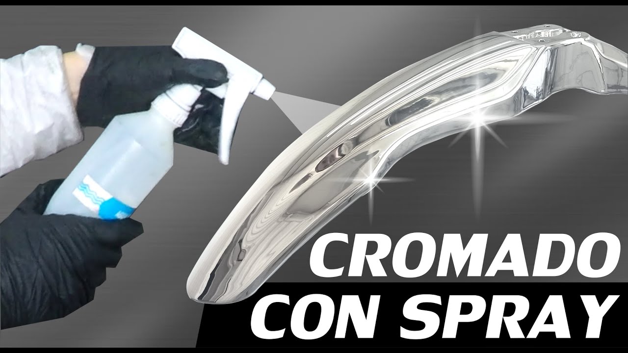 Pintura Cromada con Spray