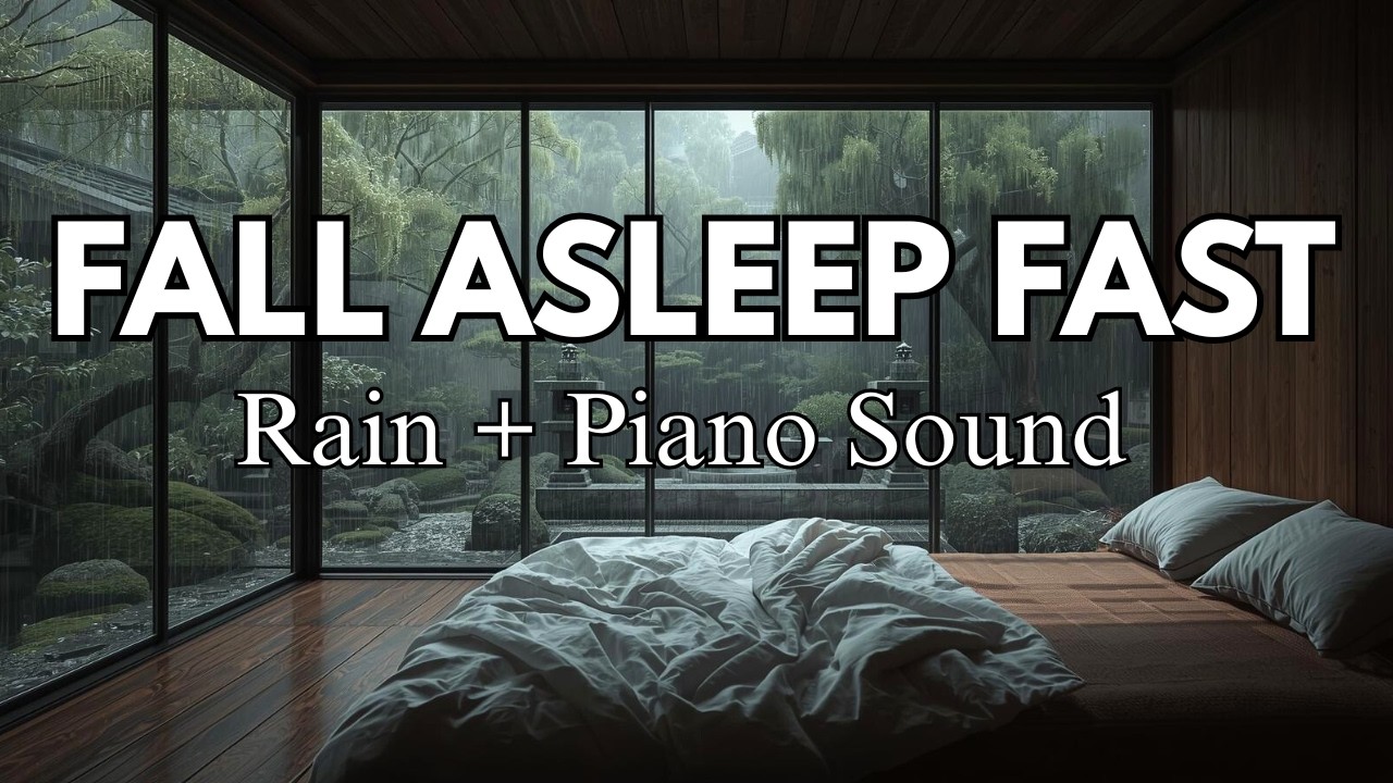 Let the Rain Wash Away Your Stress | 3 Hours of Relaxing Piano