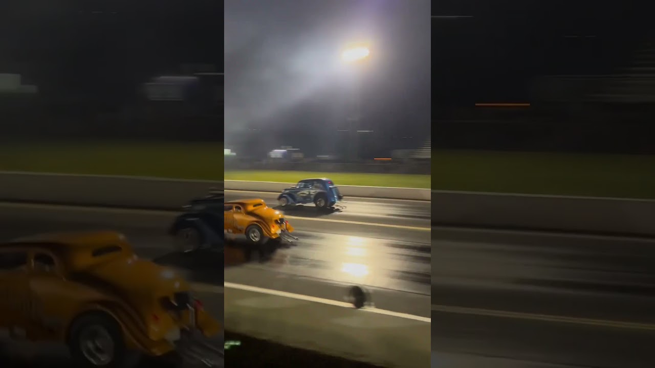Willys vs Ford Anglia #dragracing #wheelie #launch #launch #takeoff #hotrod #loud #fast #nostalgia