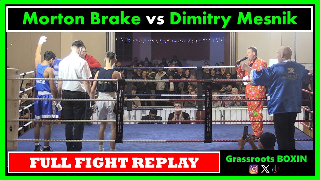Morton Brake vs Dimitry Mesnik (Junior Contest) - FULL FIGHT - Coast 2 Coast ABC Show (16/12/23)