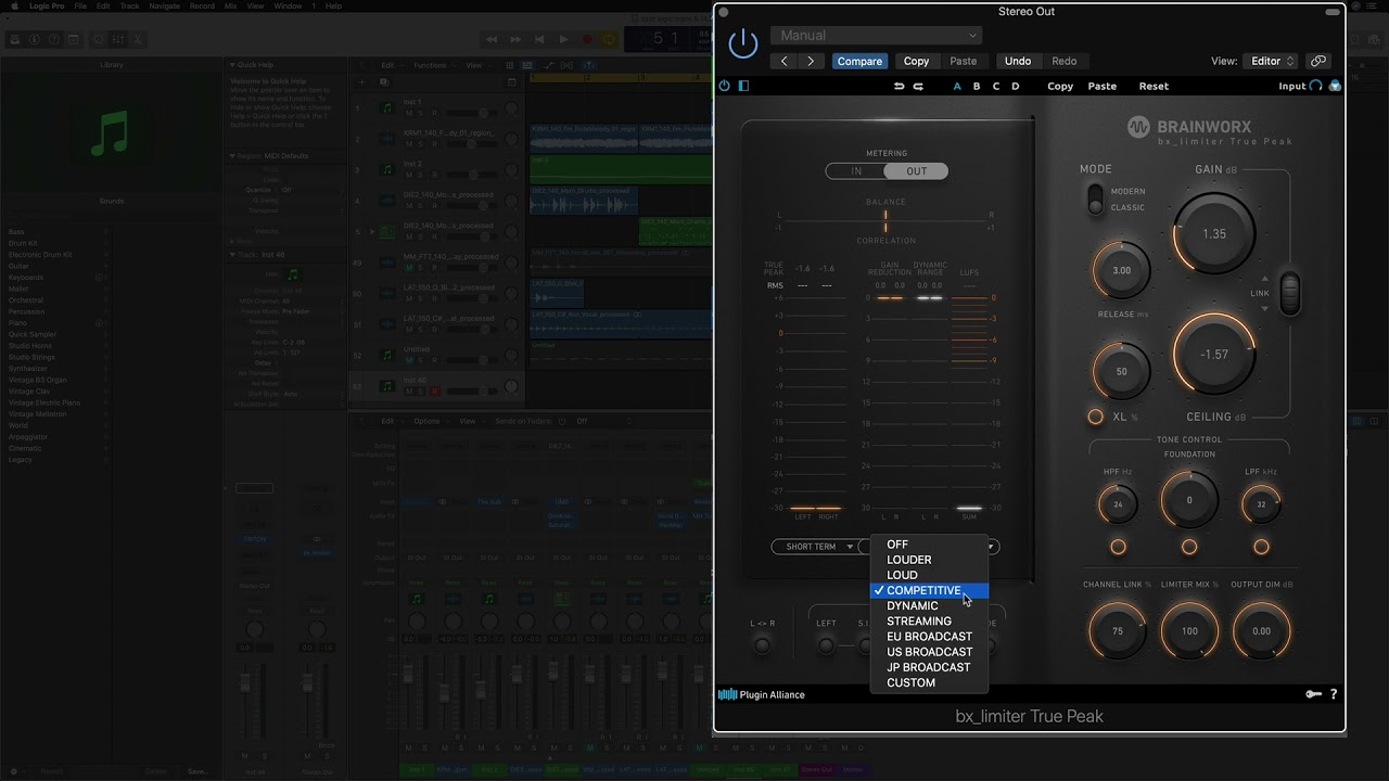 BX limiter true peak - more than just a peak limiter