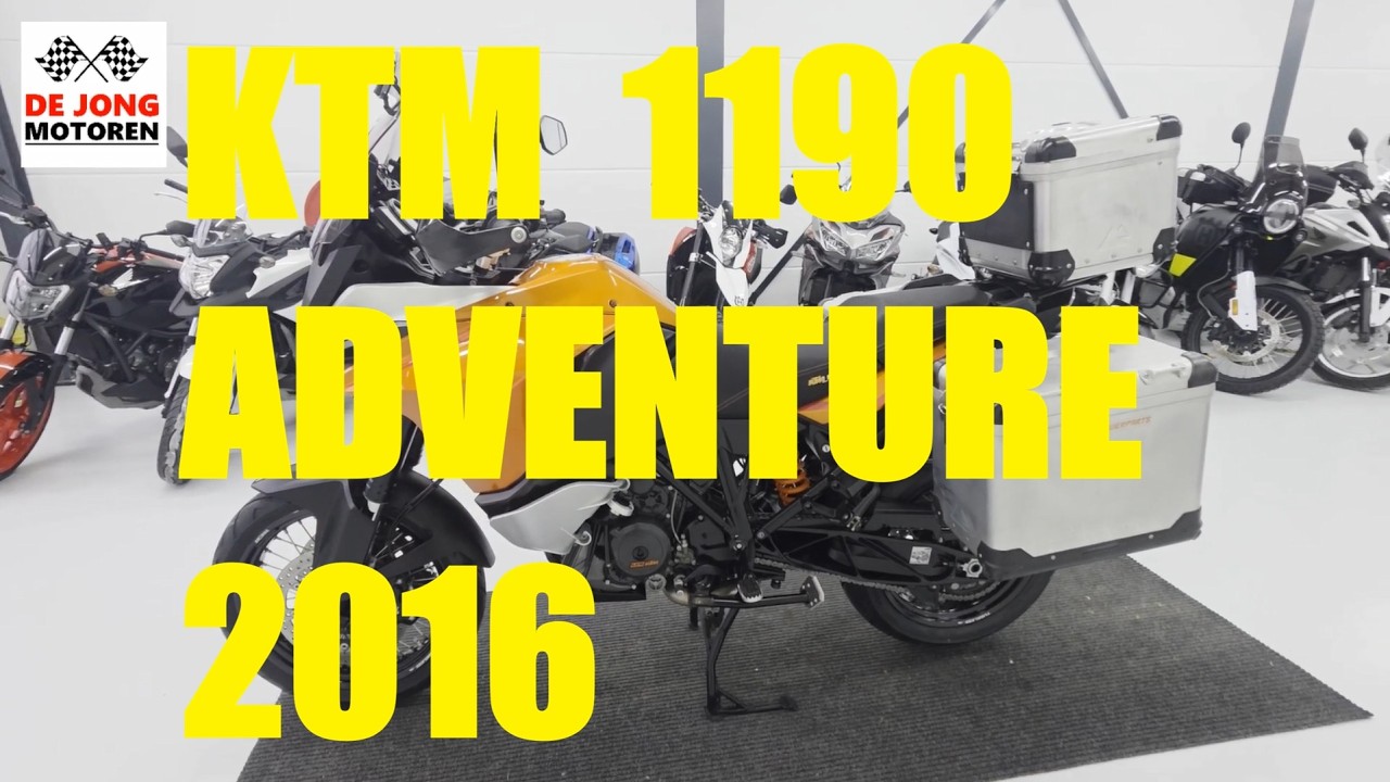 OCCASION:  KTM 1190 ADVENTURE 2016 29.107KM!!