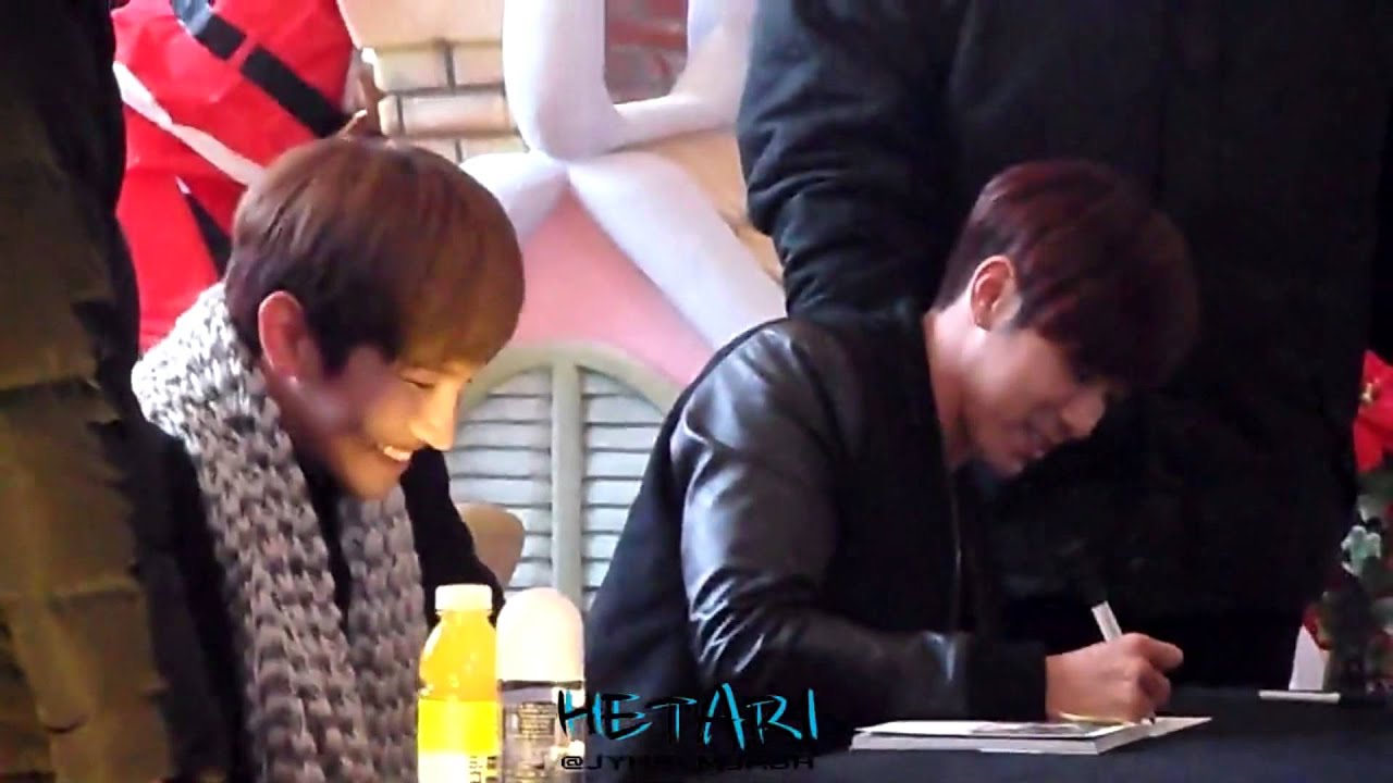 121208 여의도IFC 동방신기 팬싸인회:: 애기랑 애기오빠♥