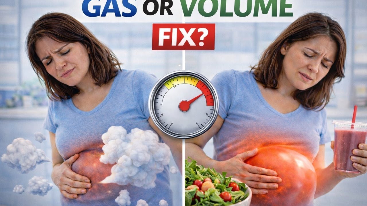 That Tight, Gassy Feeling? Here's Exactly What's Causing It (Gas Bloat vs Food Bloat) Video 2