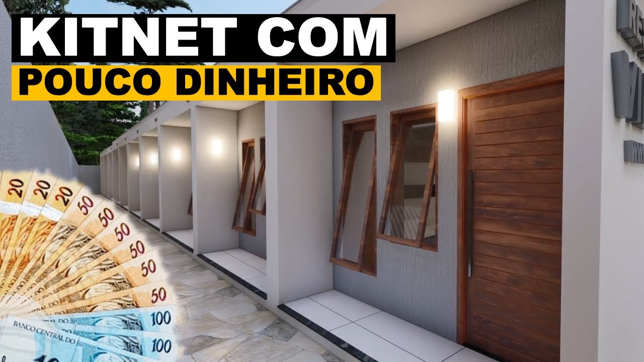 Como construir kitnets com pouco dinheiro