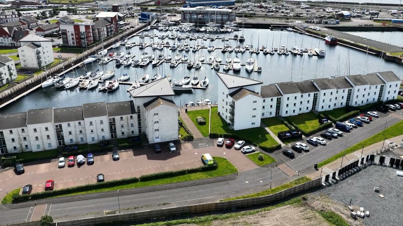 The new Ardrossan Academy Site in the afternoon.