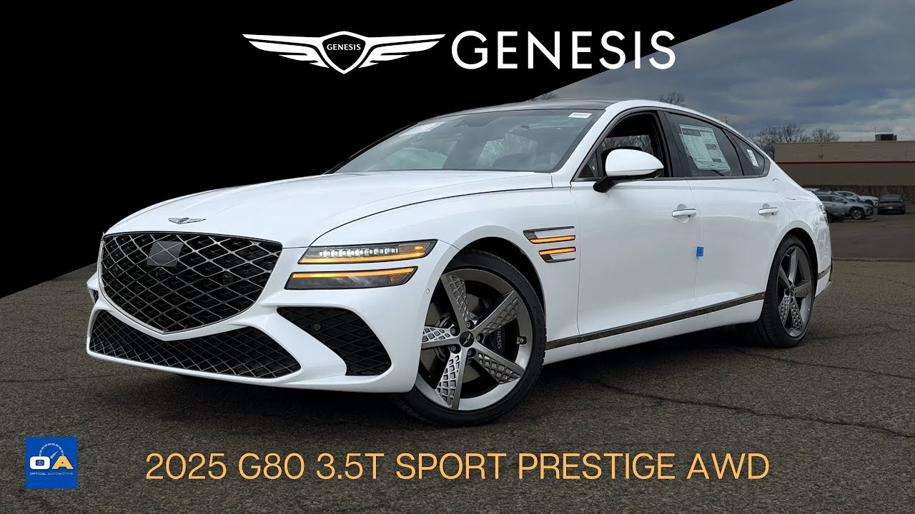2025 Genesis G80 3.5T Sport Prestige | BIG Changes for 2025! | Interior & Exterior Walkaround Review