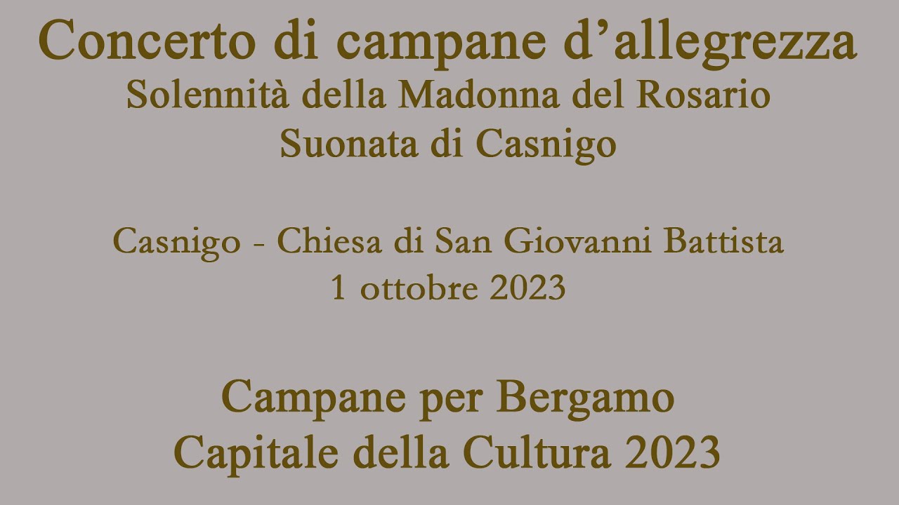 Video Suonata di Casnigo
