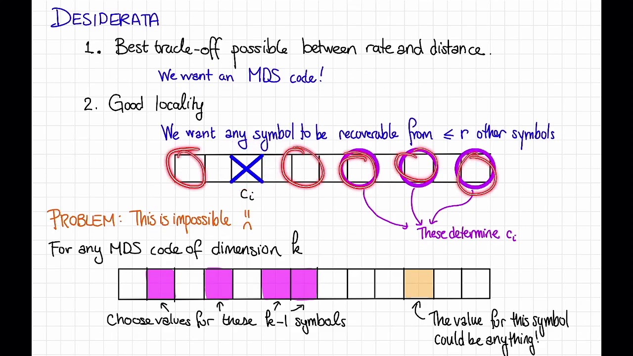 Lecture 16, Video 1: Regenerating Codes