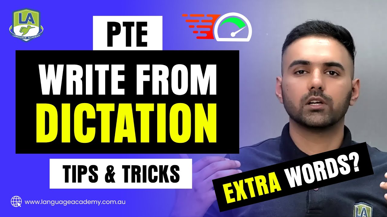 PTE Write From Dictation | Proven Tips and Strategies | Extra Words | Language Academy PTE Experts