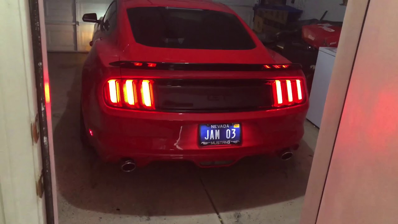 2017 mustang gt Borla stype with custom h-pipe