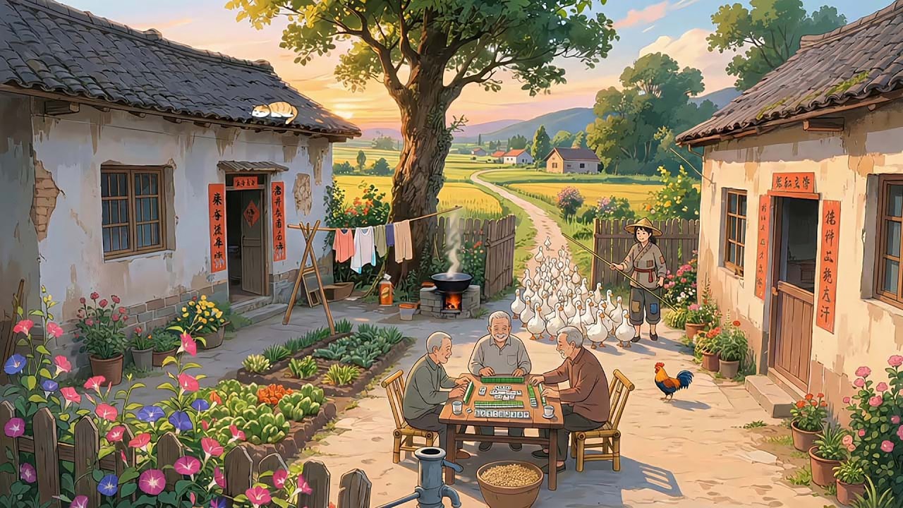 Harvesting Crops, Raising Poultry and Cooking Delicious Food from Egg | Ghibli-Style Video