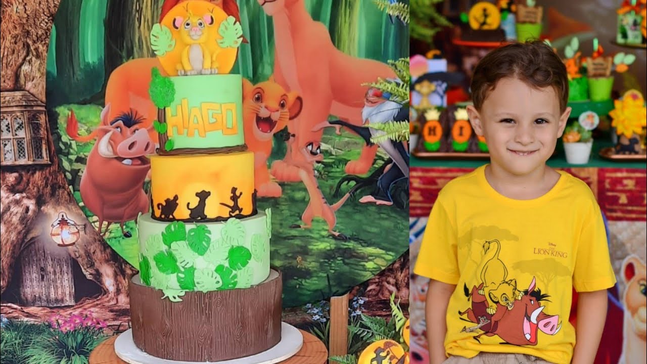 BOLO REI LEÃO DE 4 ANDARES |  O BOLO GIROU E ARRAZOU NA FESTA-PASTA DE LEITE DA RAFA