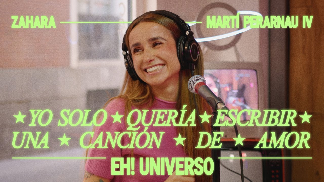 ZAHARA canta NUEVO SINGLE en directo: Yo solo quería escribir una canción de amor - en Eh! Universo