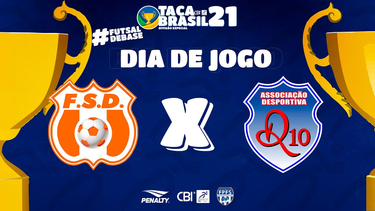 Ta&ccedil;a Brasil CBIA Sub 21 Masc. Especial | Futsal Sem Drogas x R10 | 9&ordm; a 12&ordm; Lugar | Ao Vivo