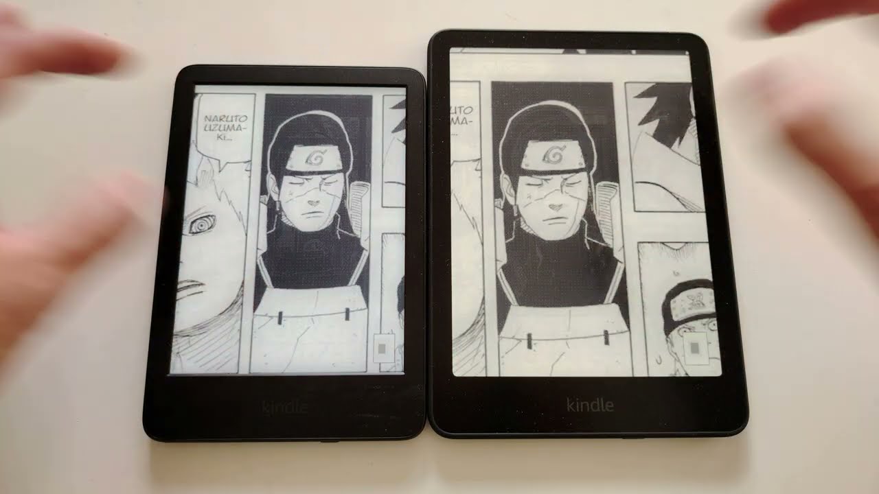 KINDLE vs  KINDLE PAPERWHITE (2024 version)