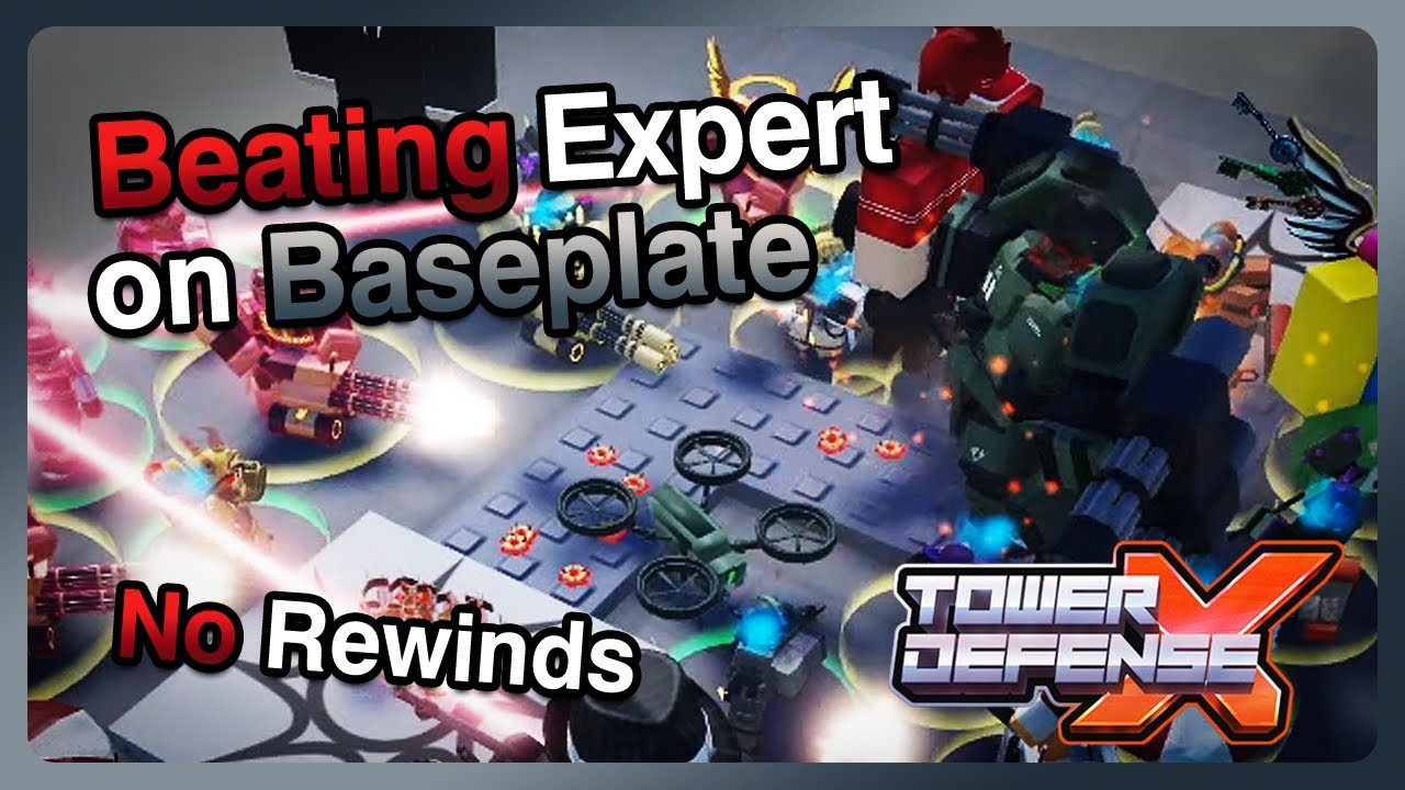 Beating Expert on Baseplate | Tower Defense X