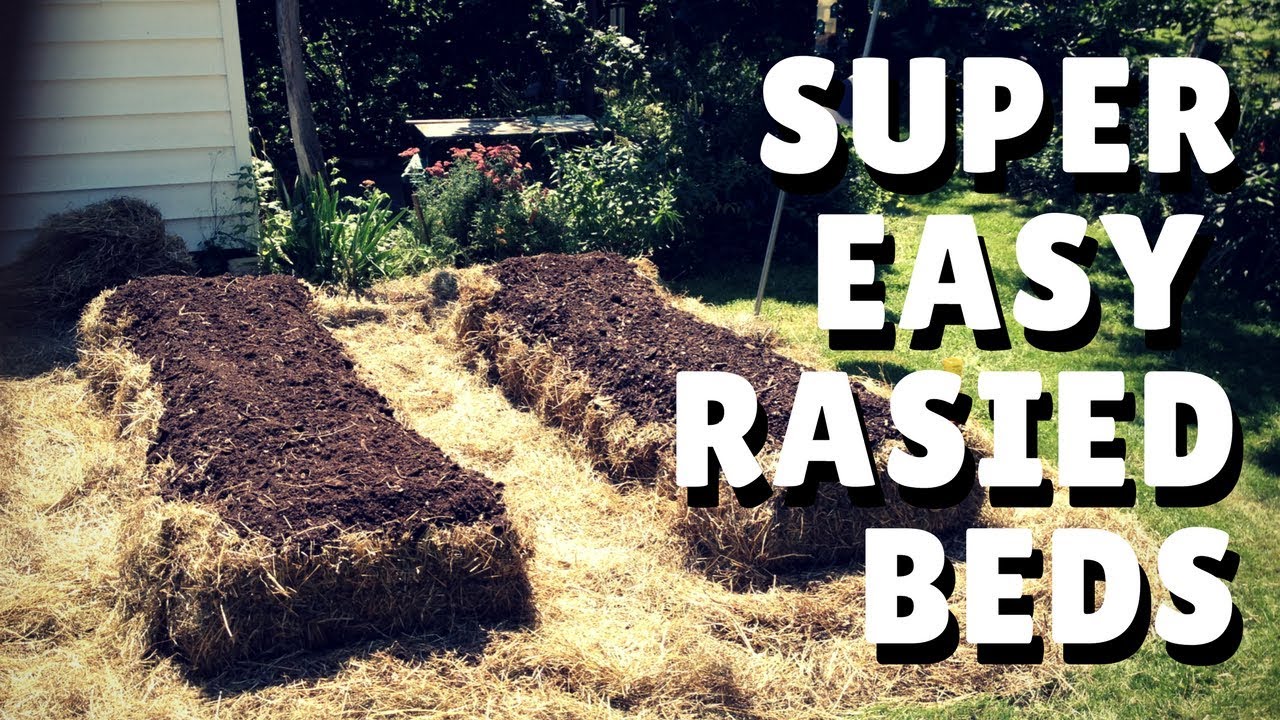 Hay Bale Garden - Instant Raised Beds!