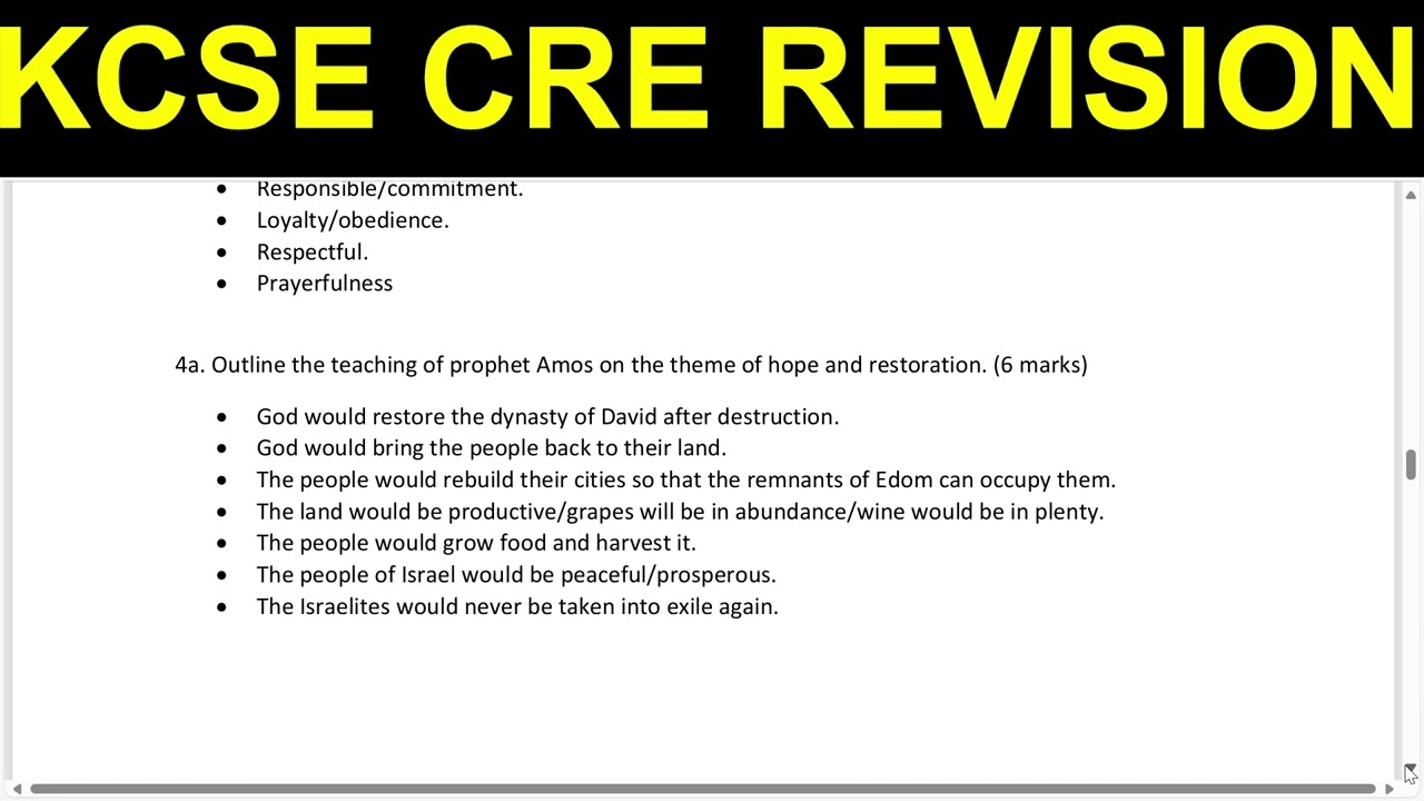 #KCSE CRE P1 PREDICTION 2 2025#CReRevision