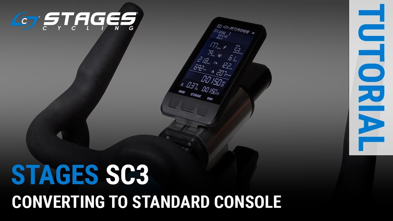 How to convert the Stages SC3 console to a standard battery console