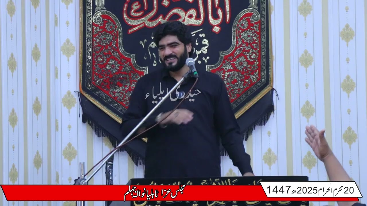 Zakir Syed Ali Raza Gujrat | 20 Muharram 2025 | Tahlianwala Jhelum