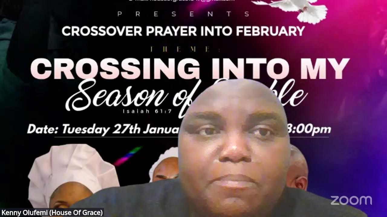 Crossover Prayer into February. Theme: Crossing Into My Season of Double.