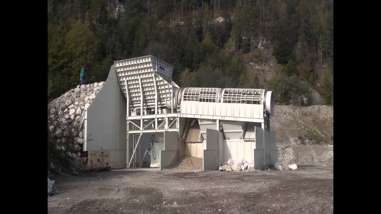 Trommelsieb Höft TS 1,8x10,8 in den Alpen Teil 1