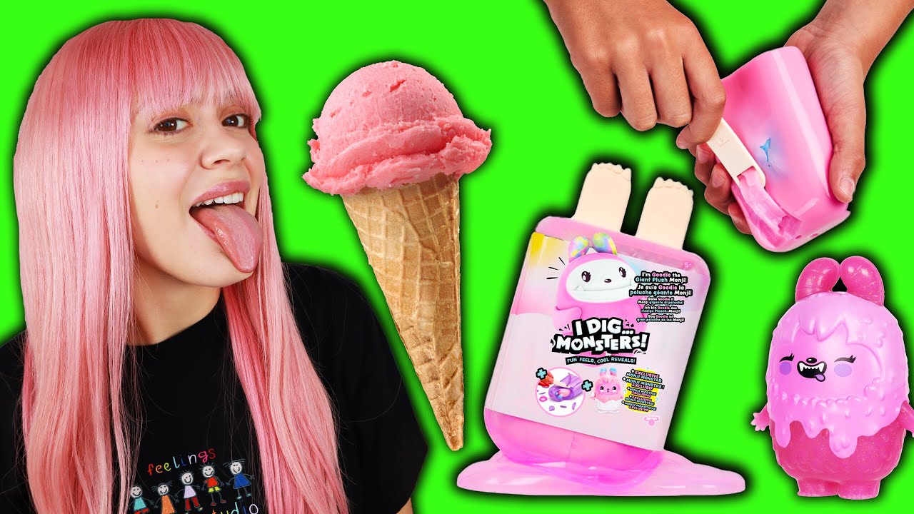 Nowość❗I DIG MONSTER 👹 POTWORKI UKRYTE W LODACH🍦TRAFIŁAM RZADKĄ! 💗Martyna Zabawa
