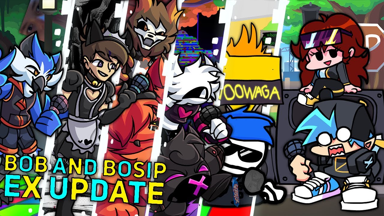 BOB AND BOSIP IS BACK WITH BANGER EX REMIXES!!! (Friday Night Funkin, Bob and Bosip EX Update)