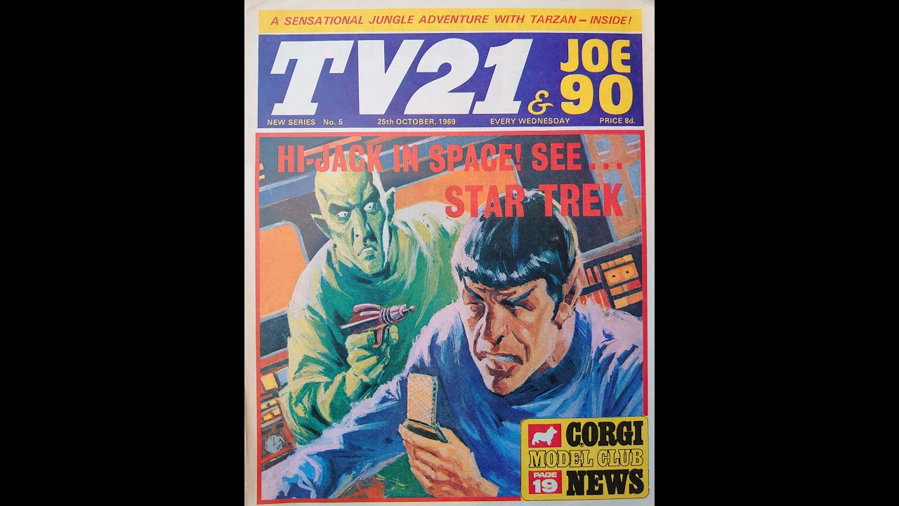 TV 21 and Joe 90 Comic from the 1960s