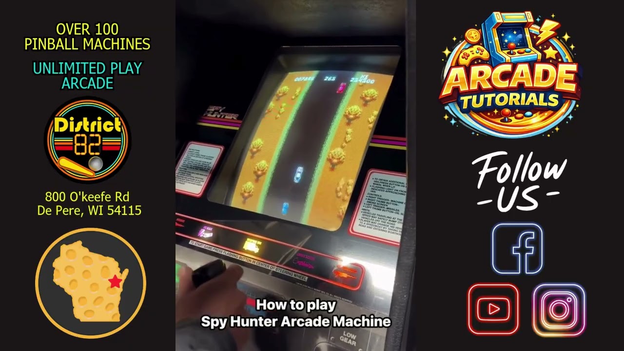 Spy Hunter 𝐀𝐫𝐜𝐚𝐝𝐞 𝐐𝐮𝐢𝐜𝐤 𝐓𝐮𝐭𝐨𝐫𝐢𝐚𝐥