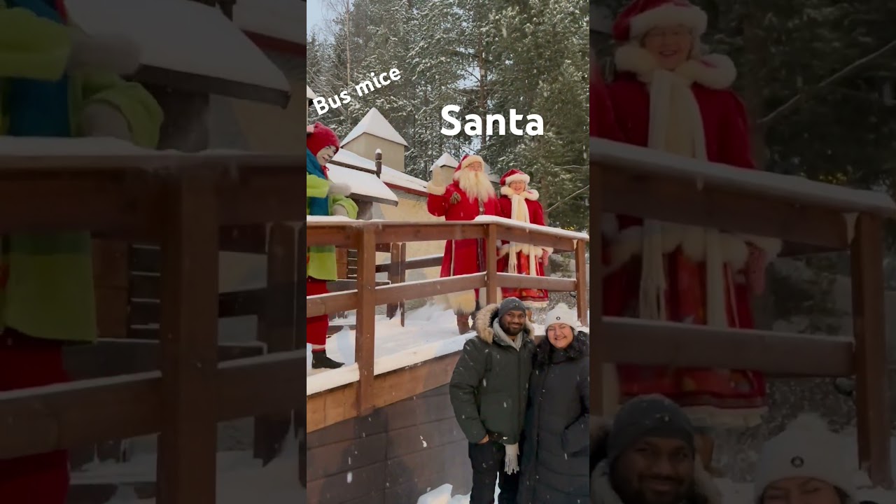 Fun in #tomteland during #christmas with #santa #santaclaus #sweden #travel #snow #vlog #trending