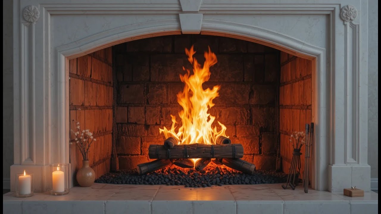 🔴  LIVE  💔🥀 I built this fireplace for those of us who, like me, spent Valentine's Day alone.💔🥀