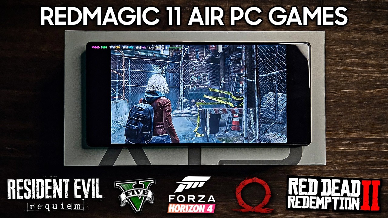 JOGOS DE PC NO REDMAGIC 11 AIR SÃO IMPRESSIONANTES!