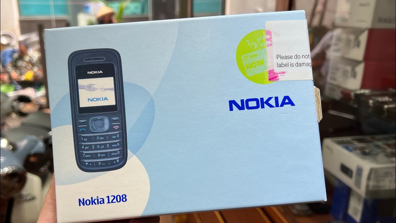 Mở hộp khui seal nokia 1208 nhà mạng Tmobile mới 100% tại Trùm Máy Cổ VN .